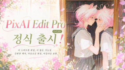 PixAI Edit Pro(v1.0) 기능 포스터