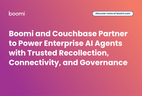 Boomi and Couchbase Partner to Power Enterprise AI Agents with Trusted Recollection, Connectivity, and Governance