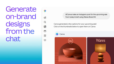 Canva Brings On-Brand, Editable Design into Google Gemini