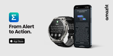 Amazfit brings interactive iOS notifications to select smartwatches in Europe, allowing users to int