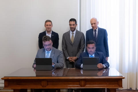 Sultan Bin Ahmed attends Media Master’s Graduation in Spain (Photo: AETOSWire)