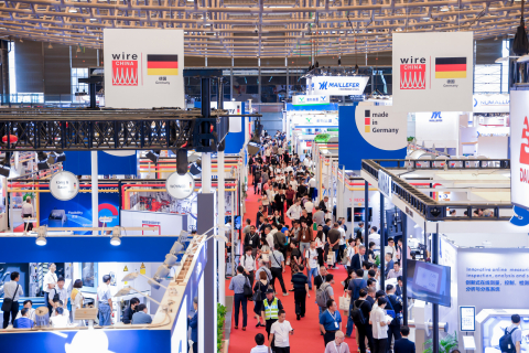 ‘wire & Tube China 2024’ 전시장 전경(ⓒ Messe Düsseldorf China)