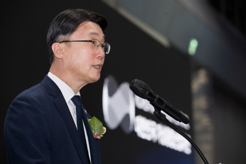 류제명 과학기술정보통신부 제2차관이 10일 오전 서울 코엑스 B홀에서 열린 ‘2026 대한민국 가상융합대전(KMF)’ 개막식에서 환영사를 하고 있다(제공=과학기술정보통신부)