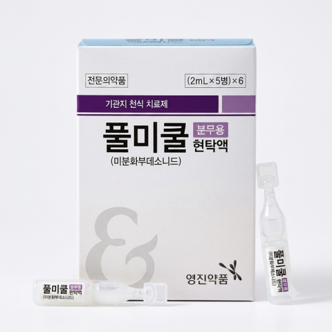 풀미쿨 분무용 현탁액