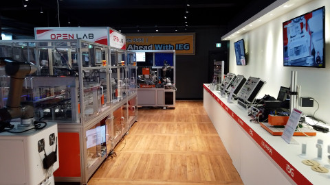 아이지 OPEN LAB 개관식 현장
