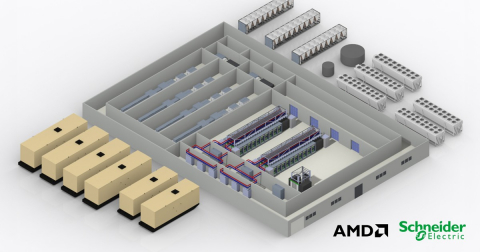슈나이더 일렉트릭, AMD와 AI 팩토리 구축 가속화 위한 Helios 플랫폼 레퍼런스 디자인 공개
