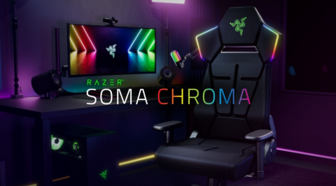 최초의 레이저 크로마 RGB 게이밍 의자 ‘레이저 소마 크로마(Razer Soma Chroma)’