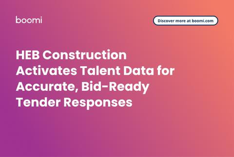 HEB Construction Activates Talent Data for Accurate, Bid-Ready Tender Responses