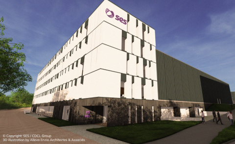 3D rendering of the new SES manufacturing facility.