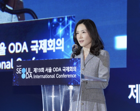 외교부와 코이카(KOICA·한국국제협력단)가 18일 여의도 콘래드 서울 호텔에서 ‘포용적이고 지속 가능한 개발을 위한 AI’를 주제로 공동 주최한 ‘제19회 서울 ODA 국제회의’