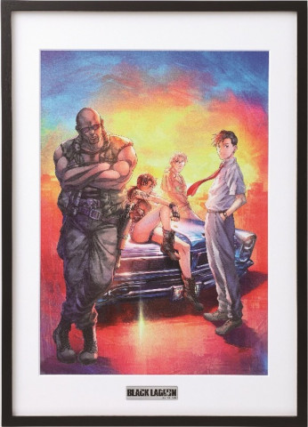 BLACK LAGOON - Metal Canvas Art