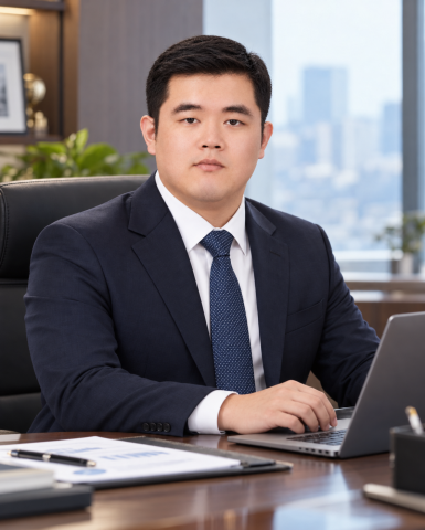 데이비드 김대엽 대표이사. 데이비드는 자체 무인카페 브랜드 ‘뜬금상점’의 사업화를 준비하고 있다(사진=데이비드, AI 연출 이미지)