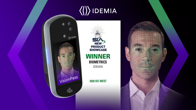 IDEMIA Wins the Security Industry Association (SIA) Award for the Best New Biometric Product for Its...