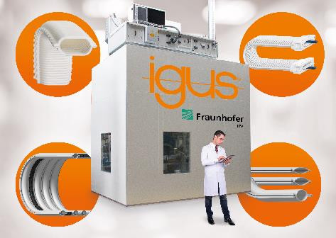 ISO 14644-1의 클린룸 Class 1에 적합한 무분진 제품의 빠른 개발을 목적으로 Fraunhofer IPA에서 건립한 이구스 클린룸 연구소