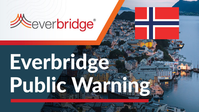 Country of Norway Relies on Everbridge Public Warning to Alert Citizens Traveling Internationally to...