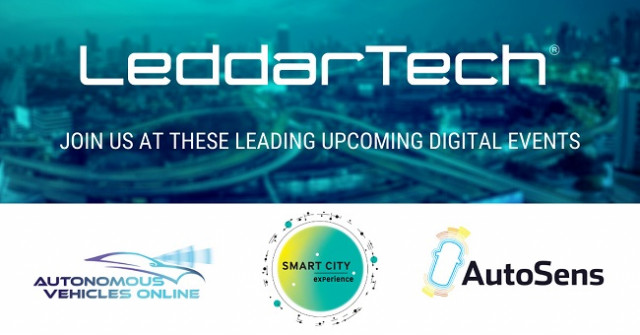 LeddarTech가 2020년 11월 중 열리는 첨단 운전자 보조 시스템(ADAS) 및 자율주행(AD) 관련 다수의 디지털 이벤트에 참가한다고 밝혔다