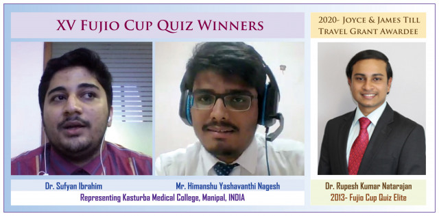 Kasturba Medical College, India Wins XV Fujio Cup Quiz in NCRM NICHE 2020