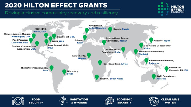 Hilton Effect Foundation Reveals 2020 Grants and Achieves $1 Million in Global COVID-19 Community Re...