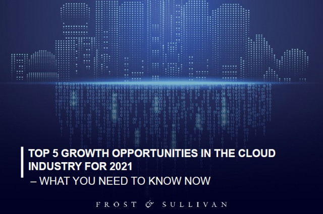 프로스트 앤드 설리번이 발표한 2021 클라우드 산업 Top 5 성장 기회 분석 보고서