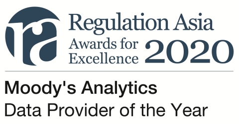 Moody’s Analytics Repeats as Data Provider of the Year in Regulation Asia Awards