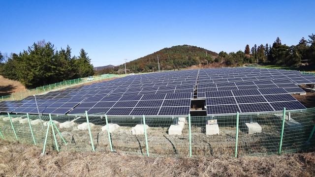 SOLAR TRADE가 판매하고 있는 제주도 태양광발전소 전경