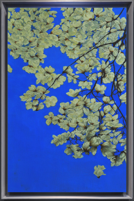 마음의 기억 - 백목련 No.21-1(Memory in Heart-White Magnolia), 116.8x72.7x4㎝, Oil on Canvas, 2021