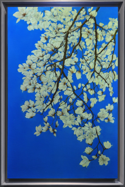 마음의 기억 - 백목련 No.21-2(Memory in Heart-White Magnolia), 116.8x72.7x4㎝, Oil on Canvas, 2021