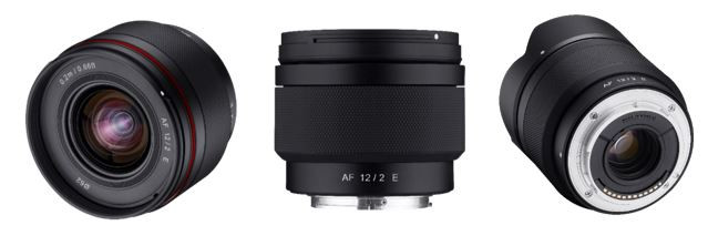 소니 APS-C 대응 AF 12mm F2 E는 세계 최초의 APS-C E마운트 자동초점 12㎜ 렌즈다