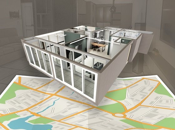 한국가상현실의 AI 머신러닝을 통해 제작된 3D VR 아파트평형