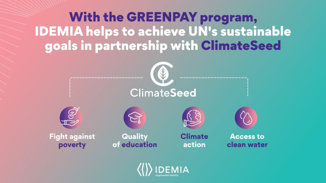 IDEMIA Collaborates With ClimateSeed to Invest in a Carbon Project in India to Offer Truly Sustainab...