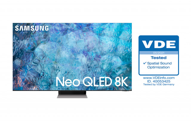 VDE 인증을 받은 삼성 Neo QLED 제품