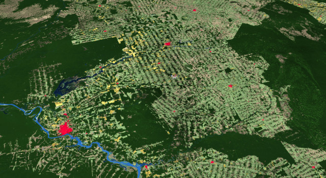 에스리가 고해상도의 새로운 2020 세계 토지 피복 지도를 처음 공개한다