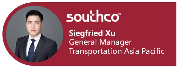 사우스코가 사우스코 아시아 태평양 지역 운송 전략 사업부 총괄 책임자로 지크프리트 쑤(Siegfried Xu)를 임명했다