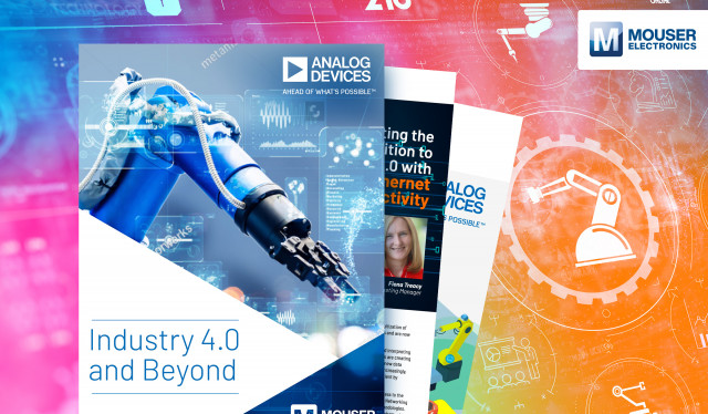 마우저 일렉트로닉스와 아나로그디바이스가 발표한 신규 전자책 ‘Industry 4.0 and Beyond’