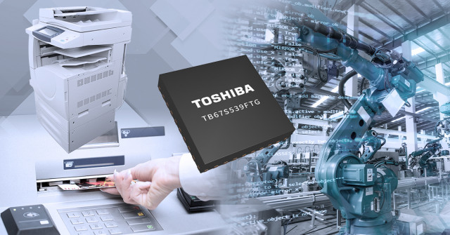 Toshiba Releases 40V/2.0A Stepping Motor Driver with Resistorless Current Sensing