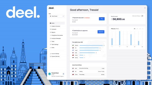 Deel Raises $425M in Series D Funding to Continue Transforming the Future of Work