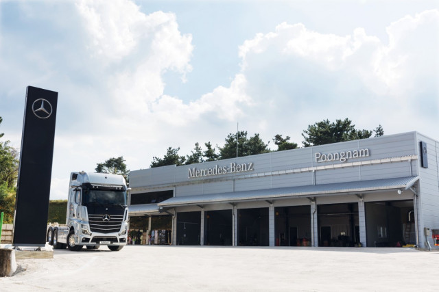 다임러 트럭 코리아가 메르세데스-벤츠 상용차 공식 전주 서비스센터를 확장 이전한다