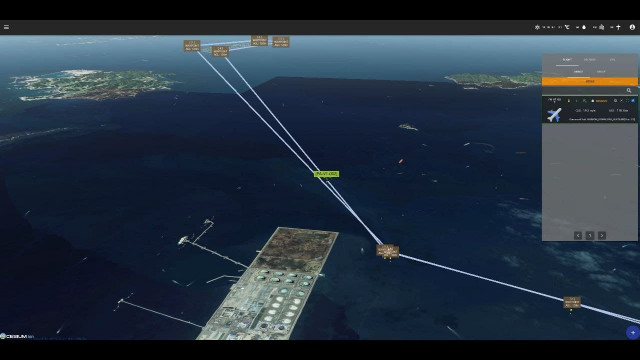 도심항공교통(UAM) 실증 비행 간 실시간 관제를 하고 있는 파블로항공의 지상관제시스템(GCS)