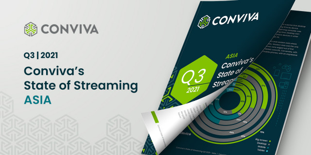 Streaming in Asia Continues to Grow; Up 46% in Q3 According to New Conviva Data