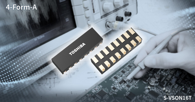 Toshiba’s New 4-Form-A, Voltage Driven Photorelays Have One of Industry’s Smallest[1] Mounting Areas...