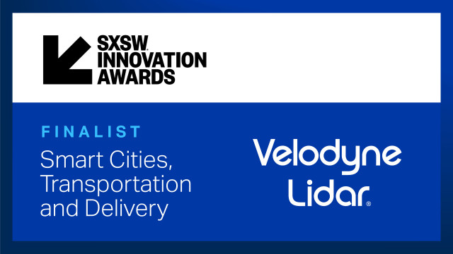 Velodyne Lidar Named Finalist for 2022 SXSW Innovation Awards