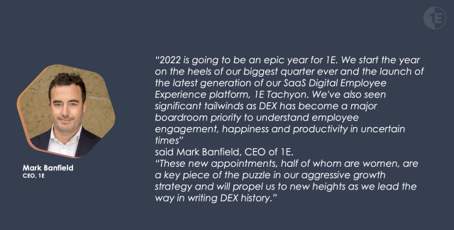 1E doubles down for massive growth in DEX category with leadership transformation focused on Custome...