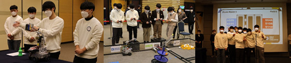 2022년 코리아로봇챔피언십에 참가한 영주고등학교팀