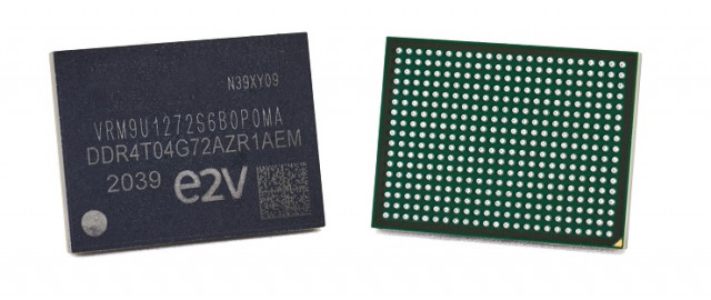 Teledyne의 e2v DDR4T04G72 메모리는 데이터 전송용으로 쓰이는 64비트와 오류 정정에 쓰이는 8비트 등 확장된 버스가 탑재됐다