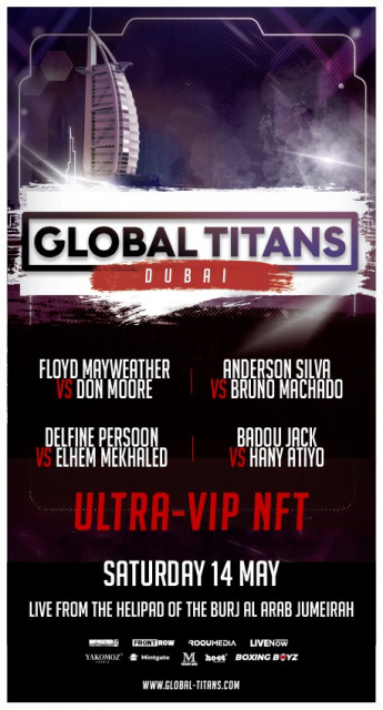 Global Titans Brings the World’s First NFT Pay-Per-View Sports Event Live From the Helipad of Burj A...