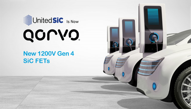 코보가 업계 최고 수준의 1200V Gen 4 SiC FET를 출시한다