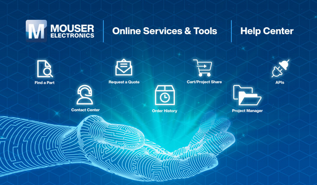 마우저가 간편 이용을 위한 온라인 서비스 및 도구 페이지와 도움말 센터를 제공한다