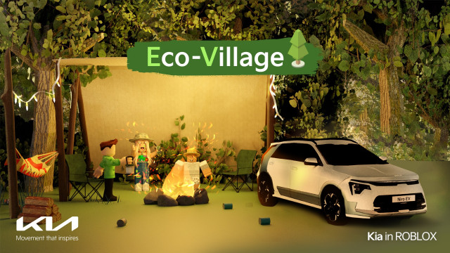 기아가 메타버스 니로 EV 체험 공간 ‘기아 에코 빌리지’를 공개했다