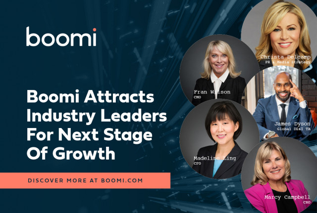 Boomi Appoints New Leaders To Support Rapid Customer Growth After Successful Spin Off As A Newly Ind...