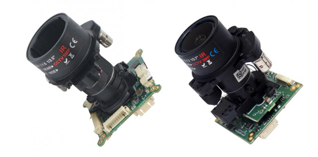 AI IP 카메라 모듈- 왼쪽부터 FWC-EE2-307(2M), FWC-EX2-335(5M)